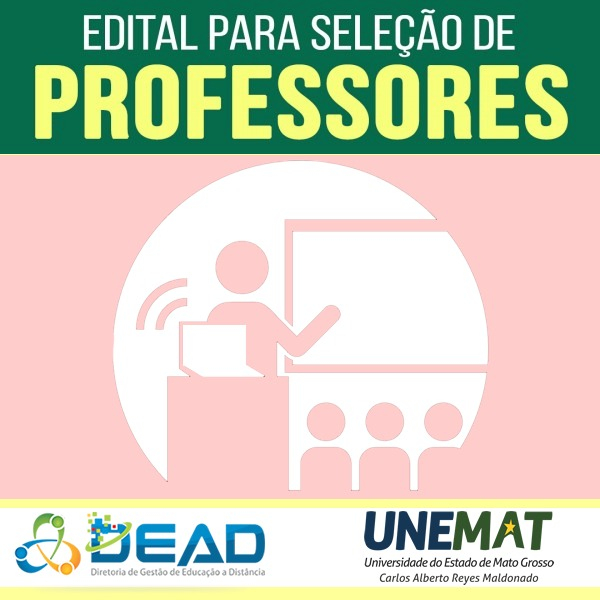 EDITAL Nº 13/2026-PROEG/DEAD-SELEÇÃO DE PROFESSORES PARA CURSOS DE GRADUAÇÃO-2026/2 e 2027/1