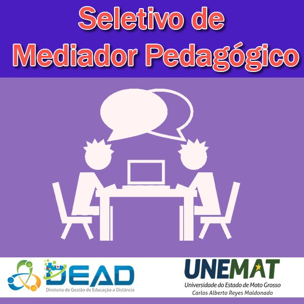 EDITAL Nº 16/2026 – PROEG/DEAD SELEÇÃO DE MEDIADORES PEDAGÓGICOS CURSOS DE PÓS-GRADUAÇÃO A DISTÂNCIA